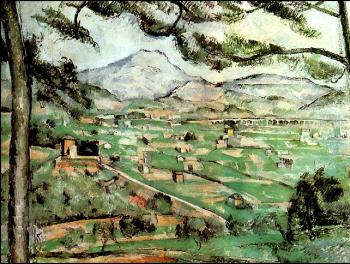 Paul Cezanne : Mont Sainte-Victoire with Large Pine